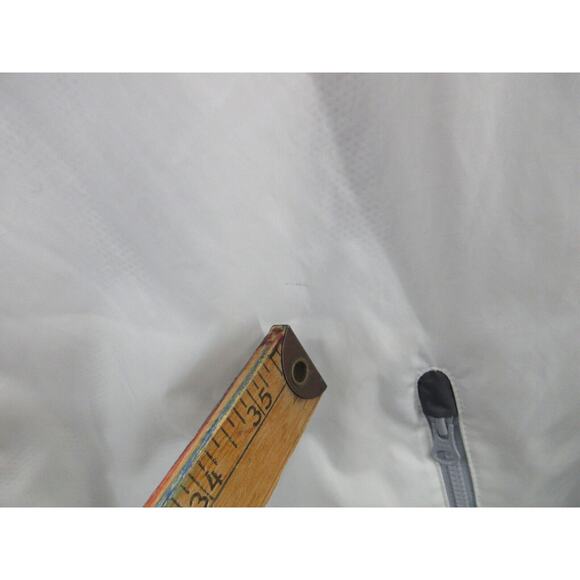 Nike Windrunner Windbreaker Mens XXL 2XL Jacket White Gray AR2191-100 - Picture 5 of 16